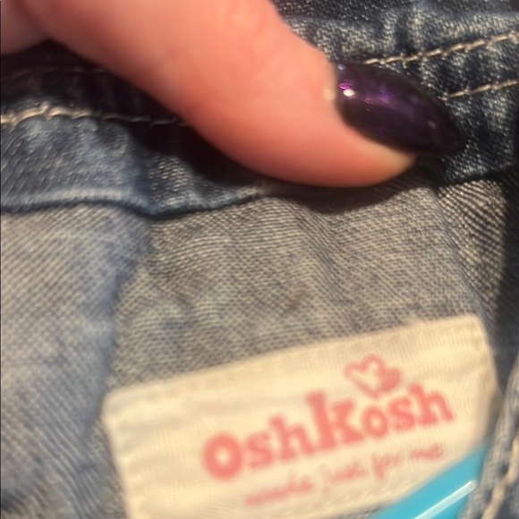 Y2K OshKosh Denim Kids Overall Dress - Picture 6 of 7